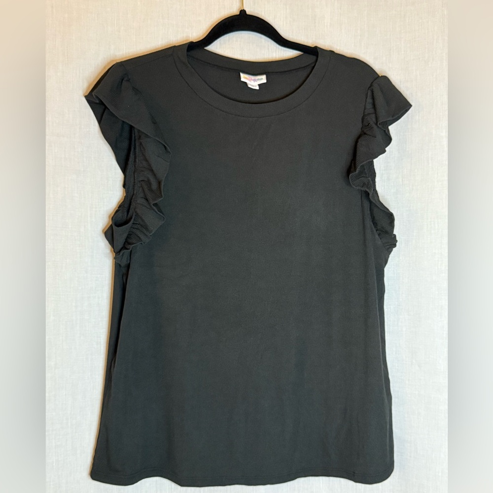 LuLaRoe Black Leeann Top
